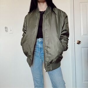 Megan Green Bomber Jacket Large